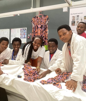 [PHOTO: Workers inside the Asantii&#039;s factory in Kigali]- Fashion is not Singular as an Industry: Inside Asantii from the Land of 1000 Hills