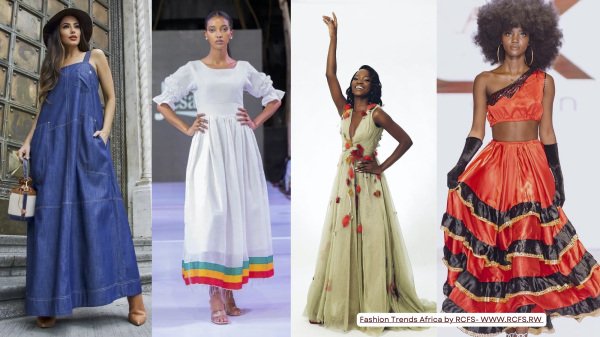 [In photo; Collection made by Italian fashion designer DIDA, then a collection made by Ethiopian fashion designer Jesacudo, and collection made by Tanzanian fashion brand BK Brands]