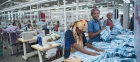 Ethiopian Workers inside a Clothing Factory [PHOTO NT]