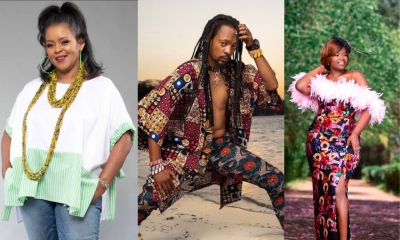 Kenyan fashion designers (from left) Sally Karago, John Kaveke and Catherine Mayeye. PHOTOS | COURTESY